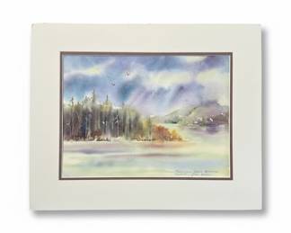 Original Watercolor Landscape by Maureen Gass-Brown