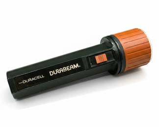 1980s Duracell Durabeam 2-D Cell Flashlight