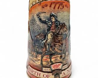 Miller High Life 1991 'Birth of a Nation' Beer Stein