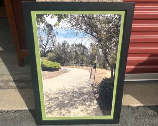 Framed Outdoor Pathway Photograph Print
