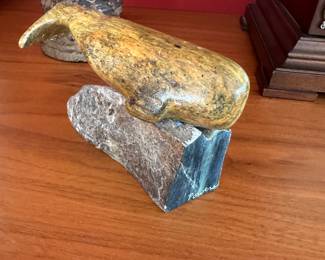 Powers whale sculpture