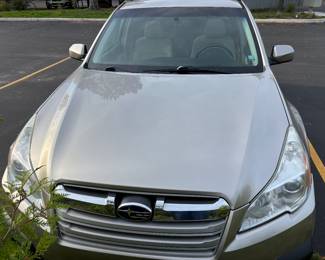 2014 Subaru Outback 2.5i Premium; 181,000 miles; 360-380 miles per full tank; great winter vehicle; the check engine and emergency break light are on; mechanic recommends new catalytic converter or O2 sensor but does not affect performance. Available for pre-sale. $4500. 