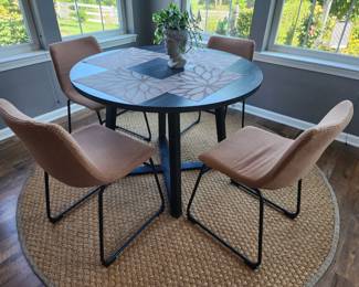 Small Round Kitchen Table and 4 Chairs $450.00