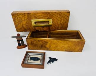 108 TabletopTreasuresHaidaWhaleBroochKnobCreekBoxFrameMore