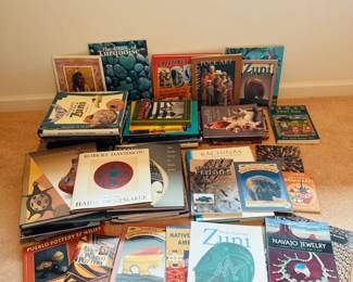 107 LargeDiverseCollectionNativeAmericanGuidesHistoryBooks