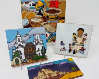 116 HandPaintedSouthwestArtTilesTeissedreAriusMore