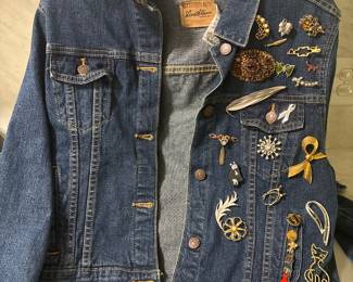 Lots of vintage broaches! 