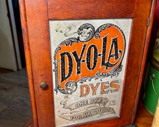 Antique Dy-O-La Dye Store Display