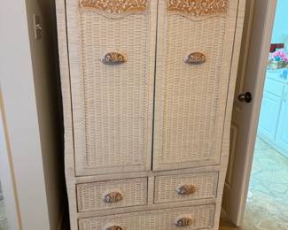 Pier 1 Wicker Wardrobe