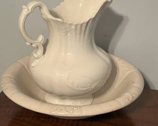Vintage Pitcher and Wash Basin