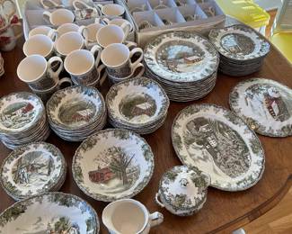 Johnson Brothers "Friendly Village" China - 106 Pieces