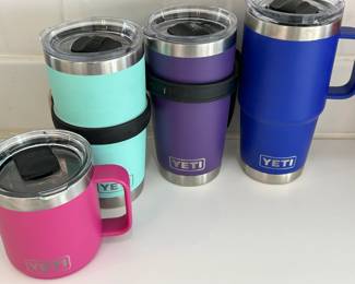 Assorted Yeti Tumblers