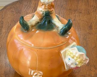 "Peter, Peter, Pumpkin Eater" Cookie Jar by Brush McCoy Pottery Company