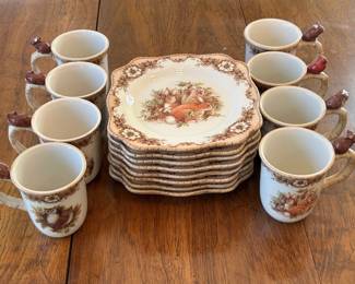 Cracker Barrel Easter Dishes - 16 Pieces