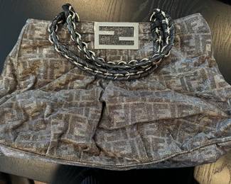 Gorgeous metallic Fendi handbag