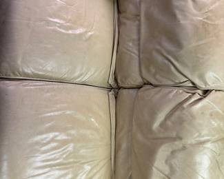 leather loveseat