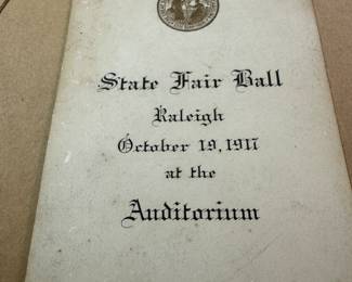Program 1911 State Fair Ball