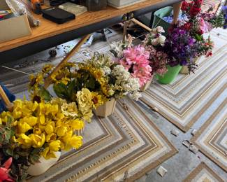 our flower market in the carport