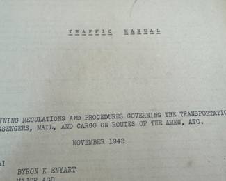 Wartime (1942) Traffic manual for Africa...makes for interesting reading