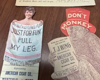 Antique cigar advertising