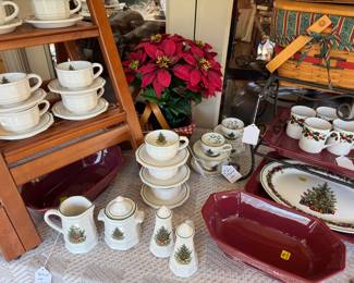 More Holiday china