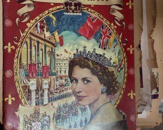Coronation coloring book