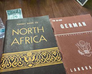 WWII information for troops coming into North Africa on their way to Italy