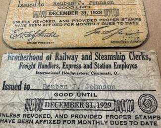 vintage railroad passes