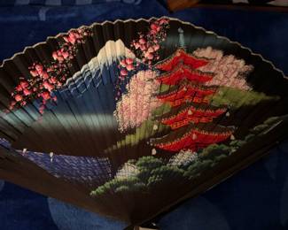 painted fan