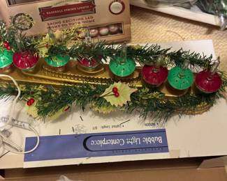 Bubble light centerpiece 