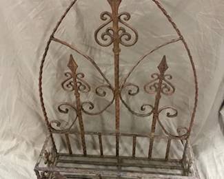 Cast Iron Wall Planter 