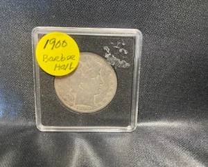 1900- Barber Half Dollar 