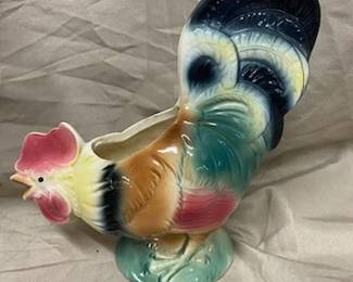 Royal Copley Rooster Planter