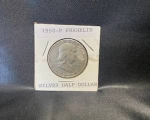 1950-P Franklin Silver Half Dollar 