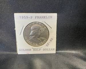1959-P Franklin Silver Half Dollar 