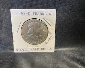 1962-D Franklin Silver Half Dollar 