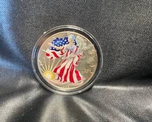 1999- Painted Walking Liberty -SOLD