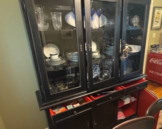 Pottery barn china cabinet