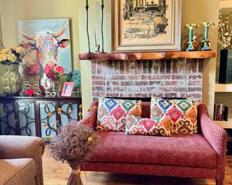 Sherril settee, Mark Coomer seriograph