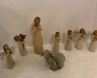 A Lot Of Willow Tree Angels And One Quarry Critter
