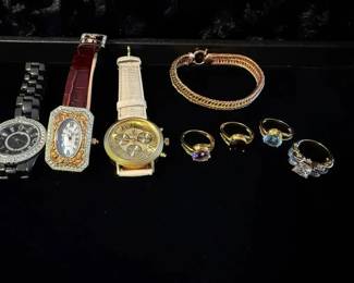 14K Gold Bracelet And 925 Jewelry 