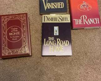 Three Danielle Steel Books And A Literary Classic Charlotte And Emily Bronte