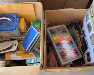 A Couple More Boxes Of Office And Art Supplies And More