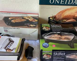 Electric Cooking And A Roaster