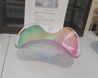 Vintage Italian murano swirl art glass....a steal at $250