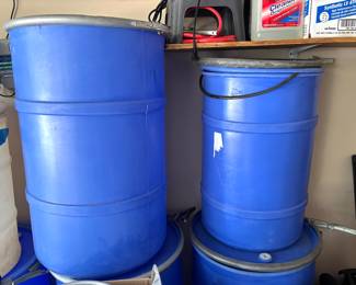 Large storage barrels