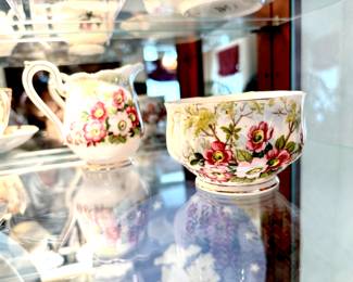 Vintage Royal Albert cream and sugar