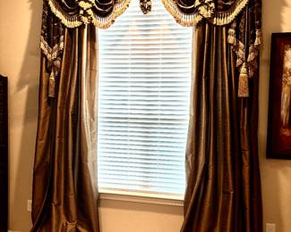Luxurious custom drapes