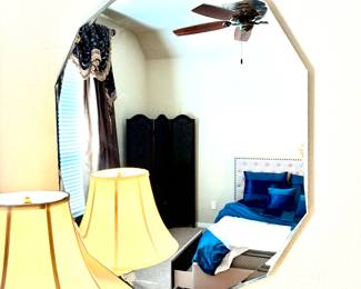 Unframed mirror