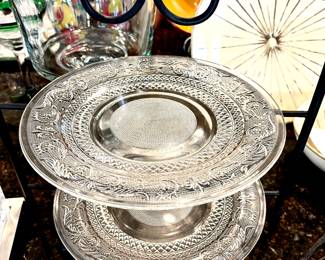 38 etched glass paltes